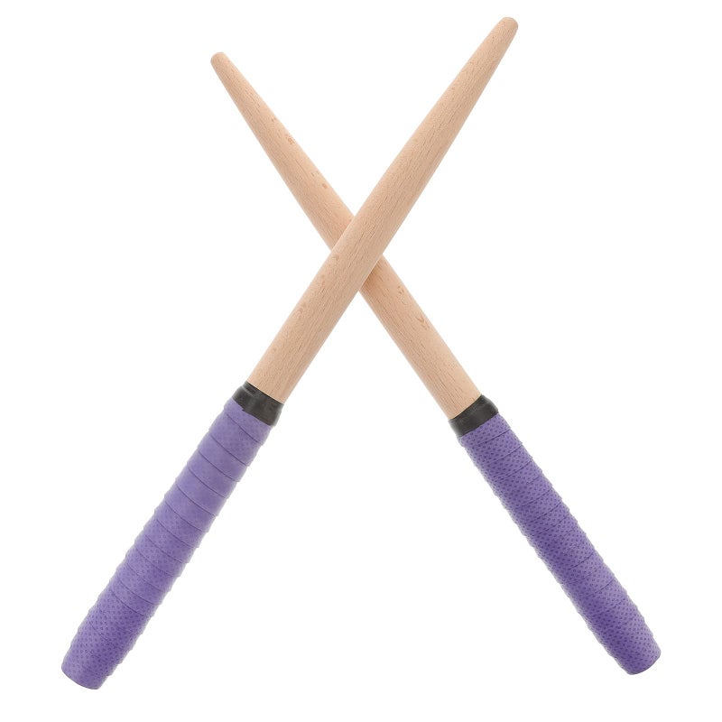 ROSENICE Pair of 350 * 20MM Maibachi of Taiko Drum Drumsticks drumsticks (Purple) - Image 1